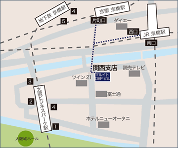 関西支店地図