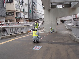 ペデストリアンデッキ補修設計